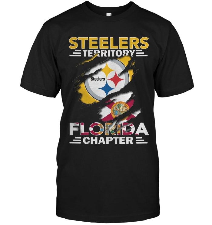 Pittsburgh Steelers Territory Florida Chapter Ripped Shirt