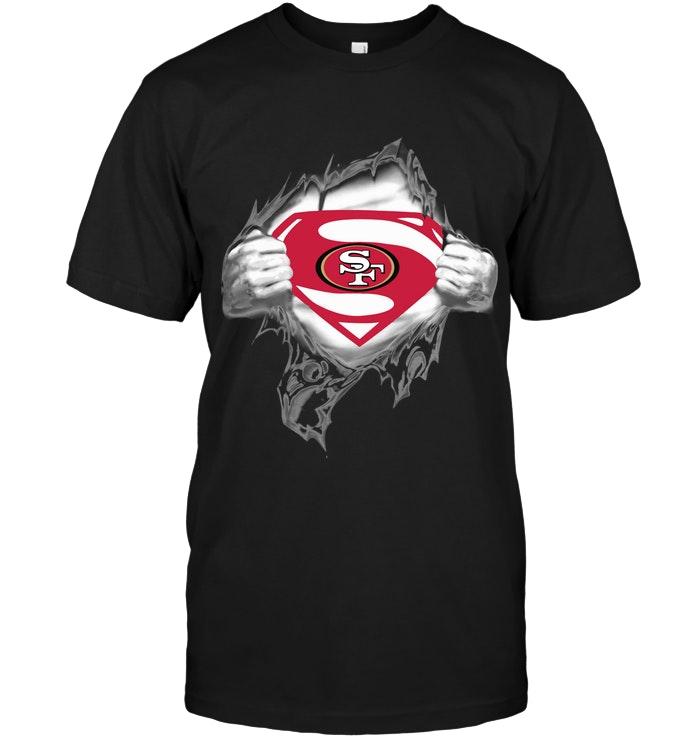 San Francisco 49ers Superman Ripped Shirt