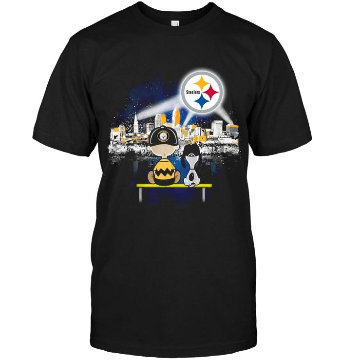 Snoopy Watch Pittsburgh Steelers City Star Light Shirt