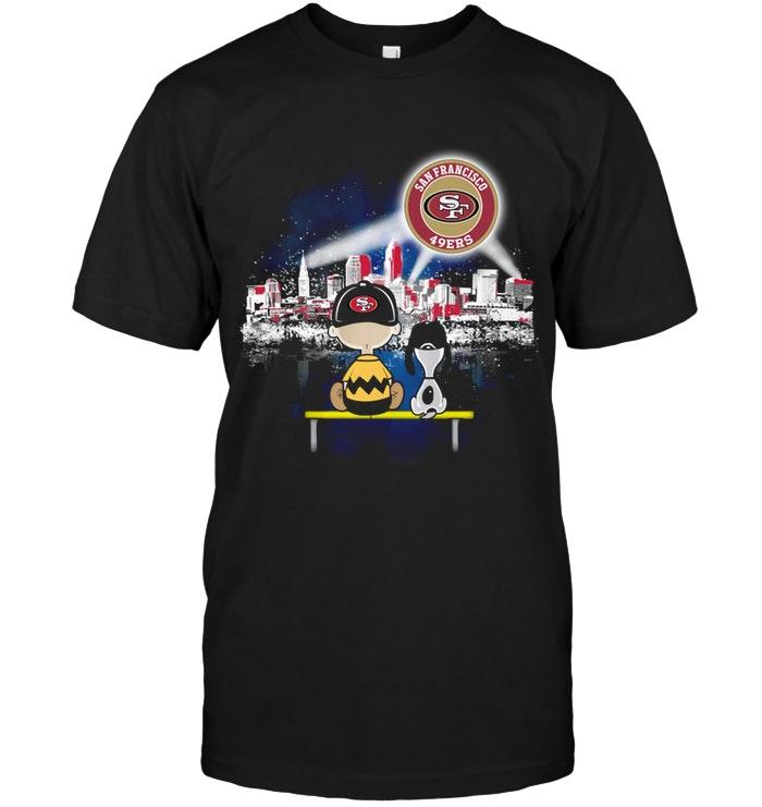 Snoopy Watch San Francisco 49ers City Star Light Shirt