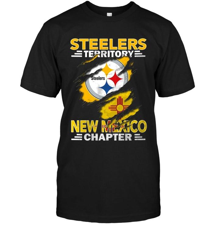Steelers Territory New Mexico Chapter Pittsburgh Steelers Black T Shirt