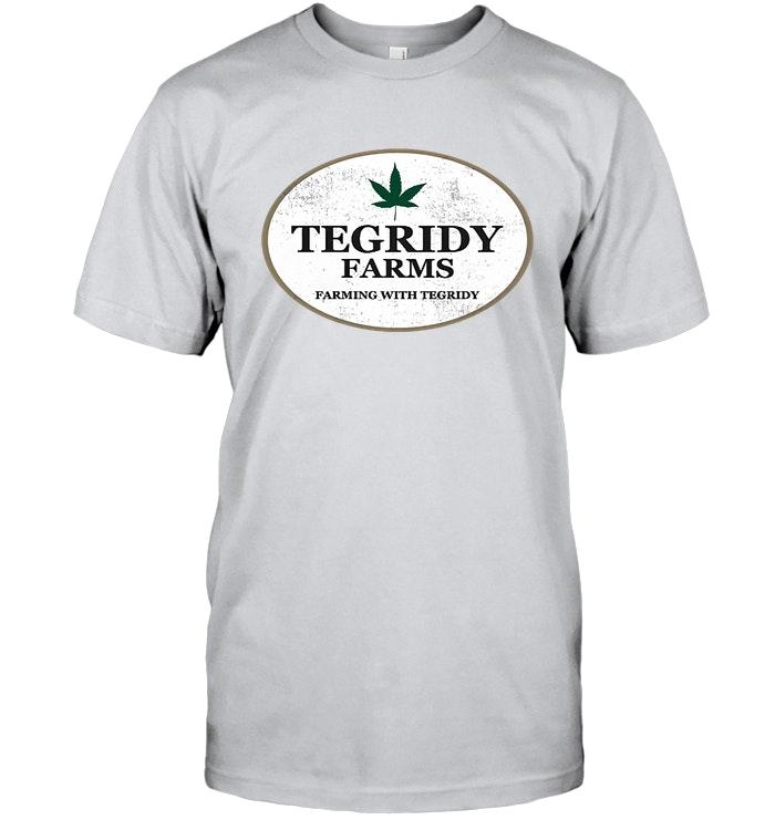 Tegridy Farm Farming With Tegridy White T Shirt