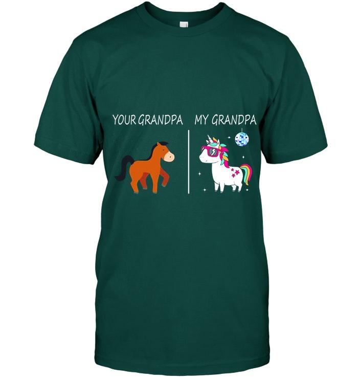 Unicorn My Grandpa T Shirt