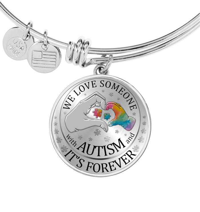 We Love Someone With Autism And Its Forever Necklace