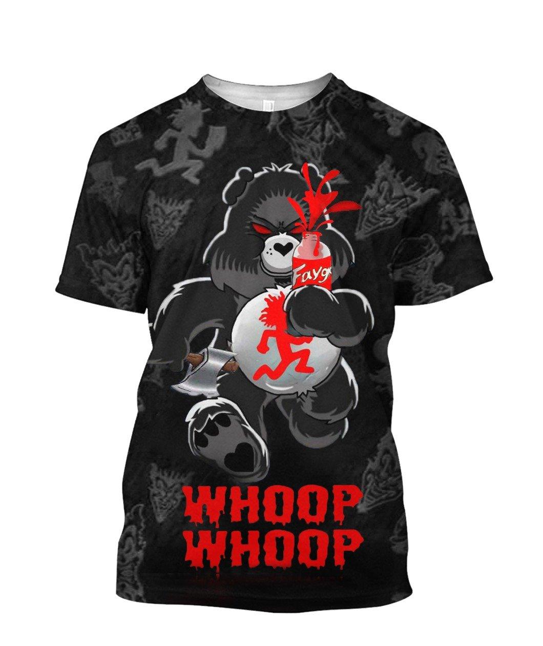 Whoop Whoop Insane Clown Posse Sugar Bear 3d Printed Shirt