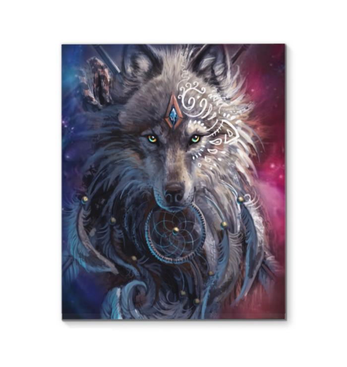 Wolf Dreamcatcher Canvas