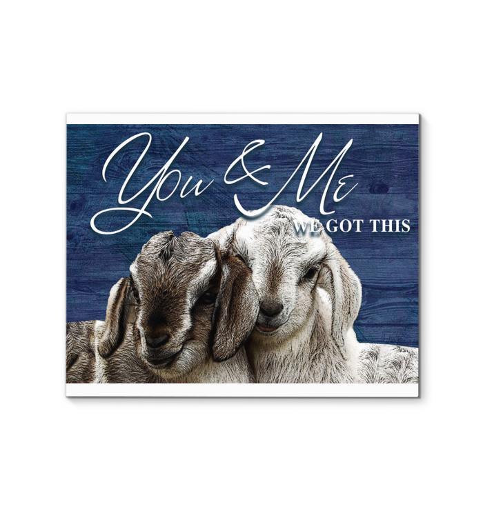 You And Me We Got This Lamb Canvas