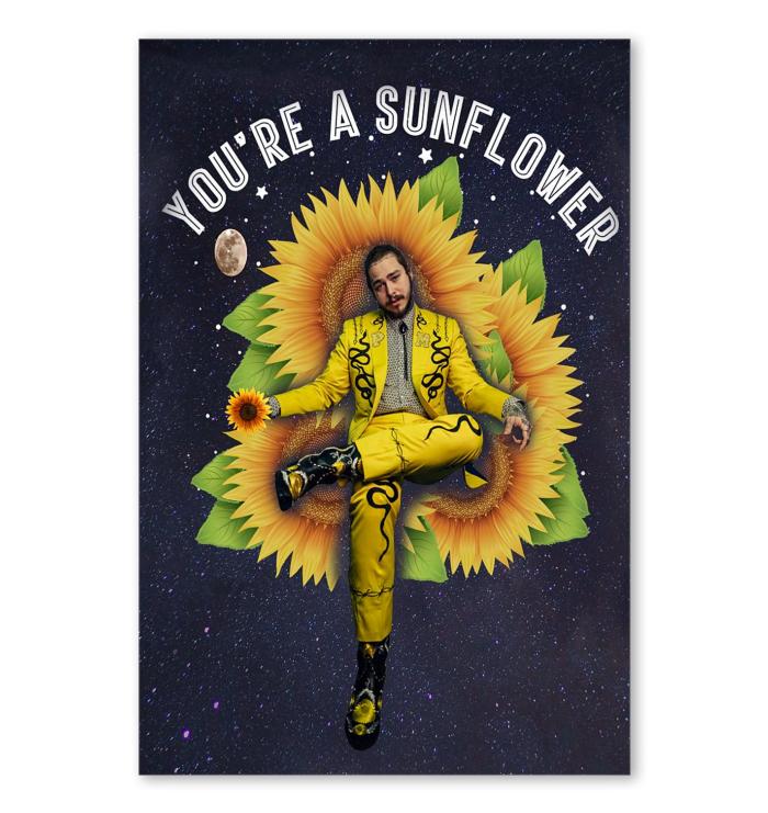 Youre A Sunflower Post Malone Poster