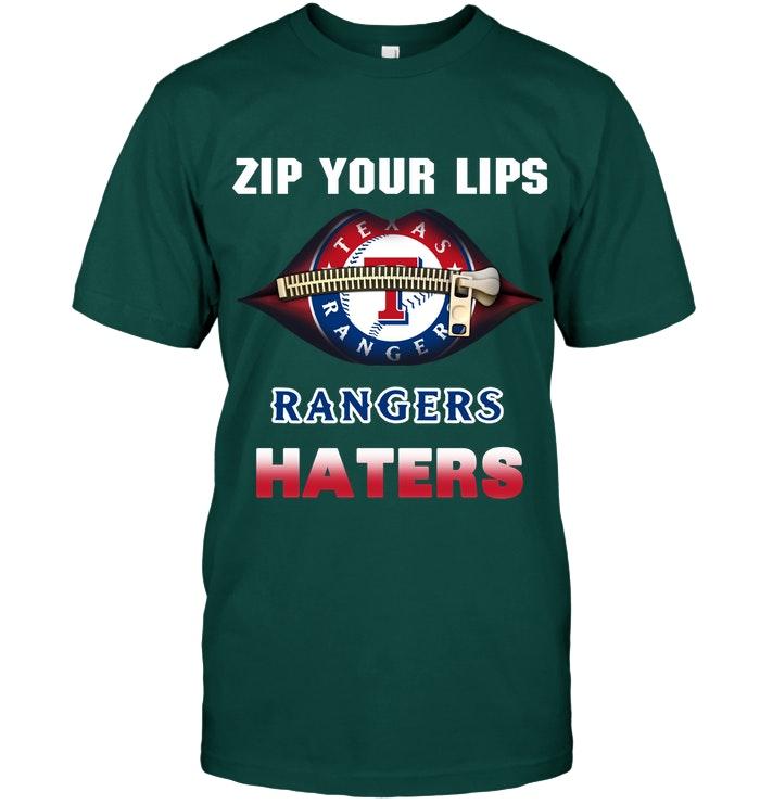 Zip Your Lips Texas Rangers Haters Shirt