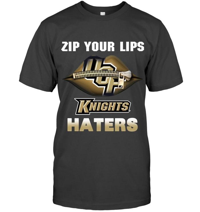 Zip Your Lips Ucf Knights Haters Shirt
