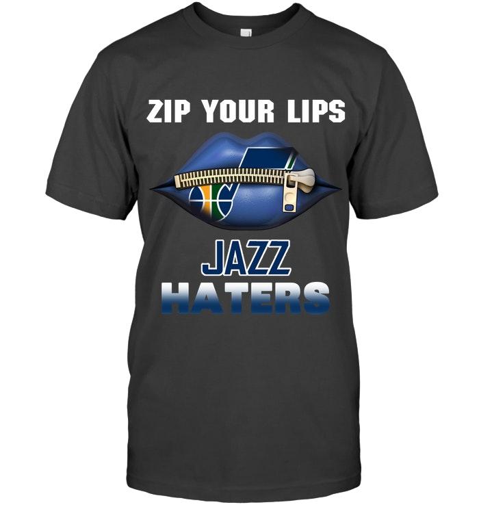 Zip Your Lips Utah Jazz Haters Shirt