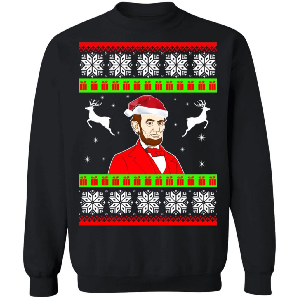 Abraham Lincoln Christmas Sweater
