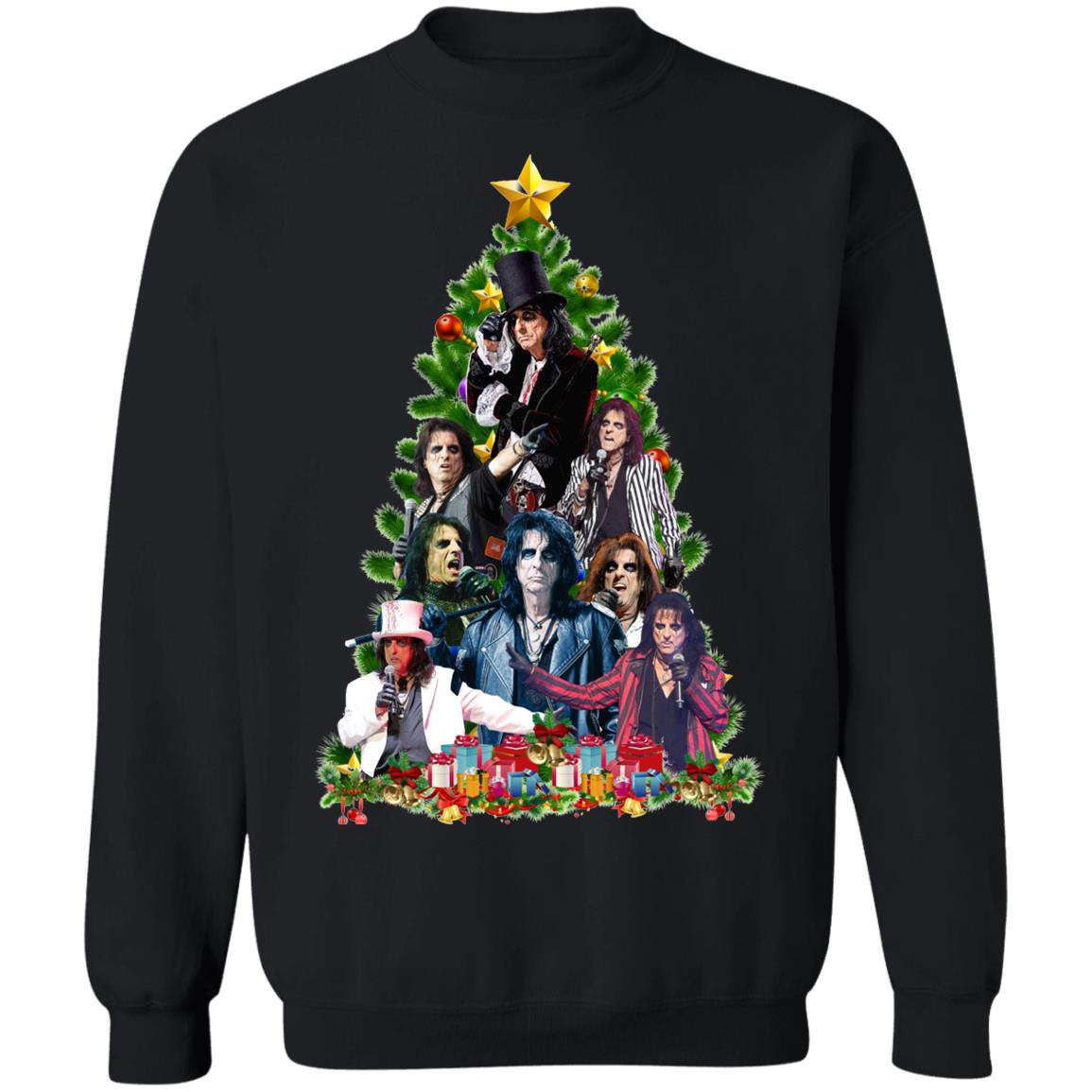 Alice Cooper Christmas Tree Sweatshirt