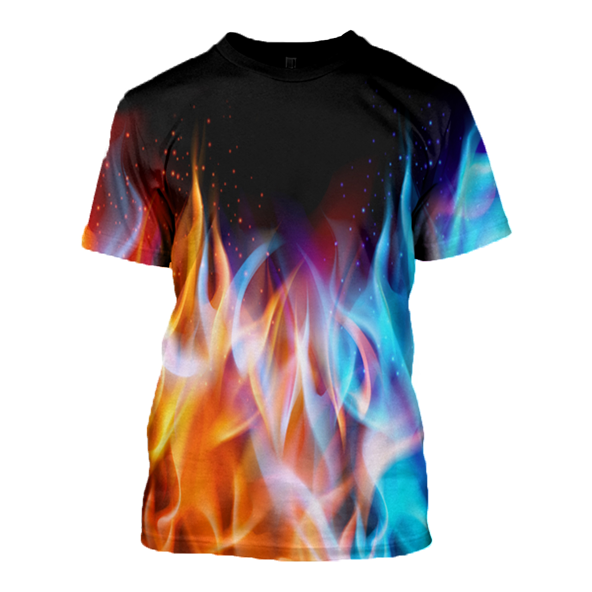 Fire And Water Power 3d Shirt Allover Full Print