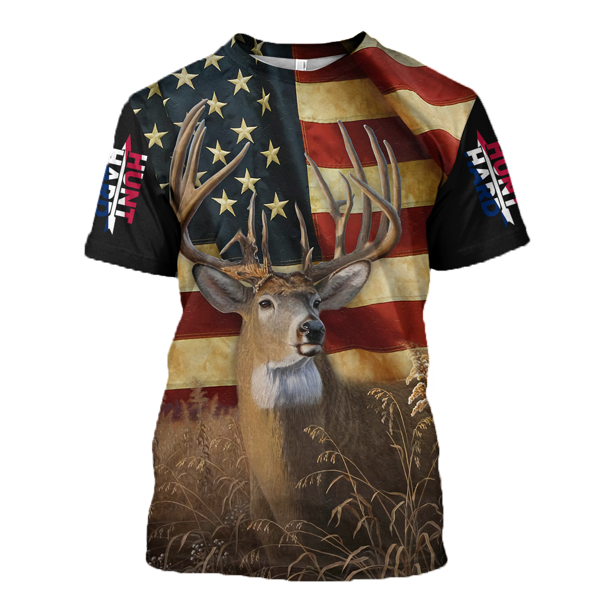 Hunting American Flag 3d Shirt Allover Full Print