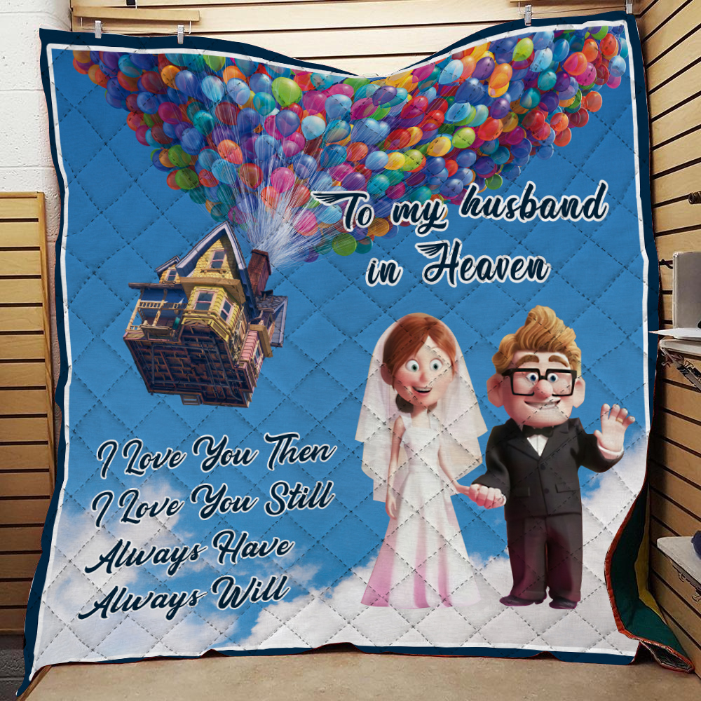To My Husband In Heaven I Love You Allover Print New Sleeved Blanket