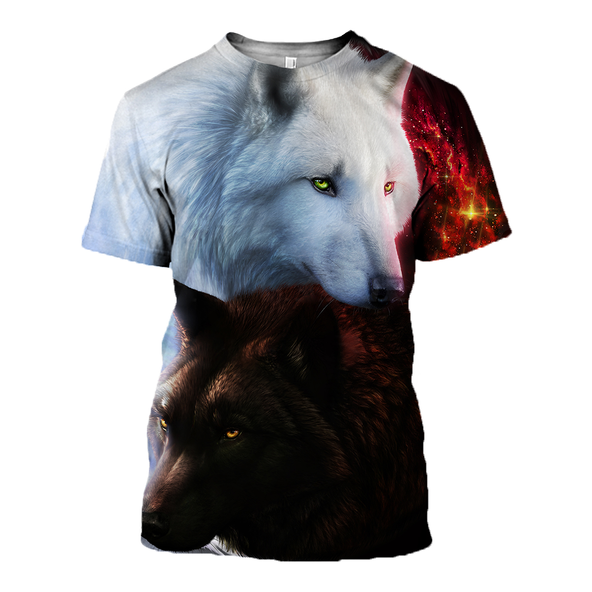 Mclochy Wolf Unisex Allover Print T Shirt 3d
