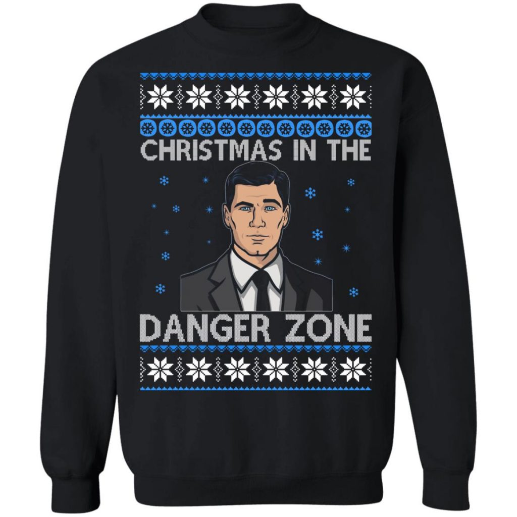 Archer Christmas In The Danger Zone Ugly Sweater
