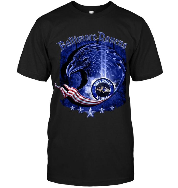 Baltimore Ravens Eagle American Flag Shirt