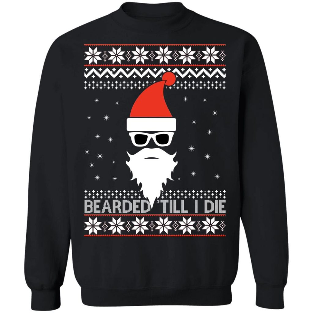 Bearded Till I Die Christmas Sweater