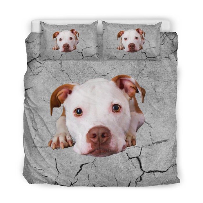 Cute Pitbull Bedding Set Premium Bedding Set