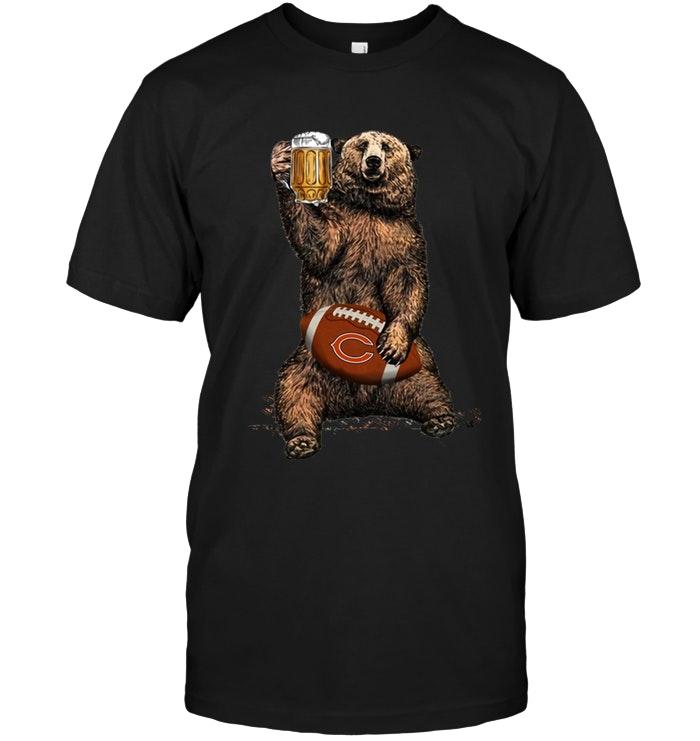 Chicago Bears Beer Drinking Bear Shirt