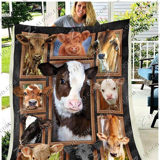 Cow Farm Animal Lover Blanket
