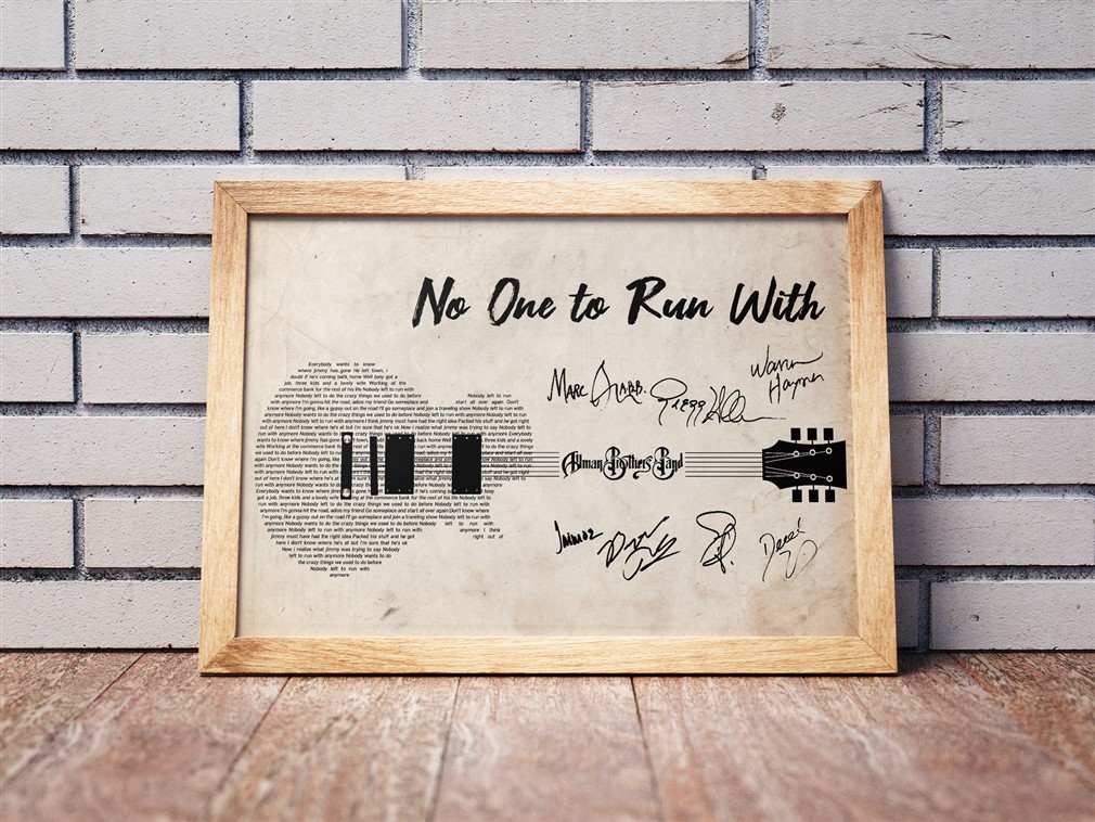 Allman Brothers Band - No One To Run With Poster Canvas