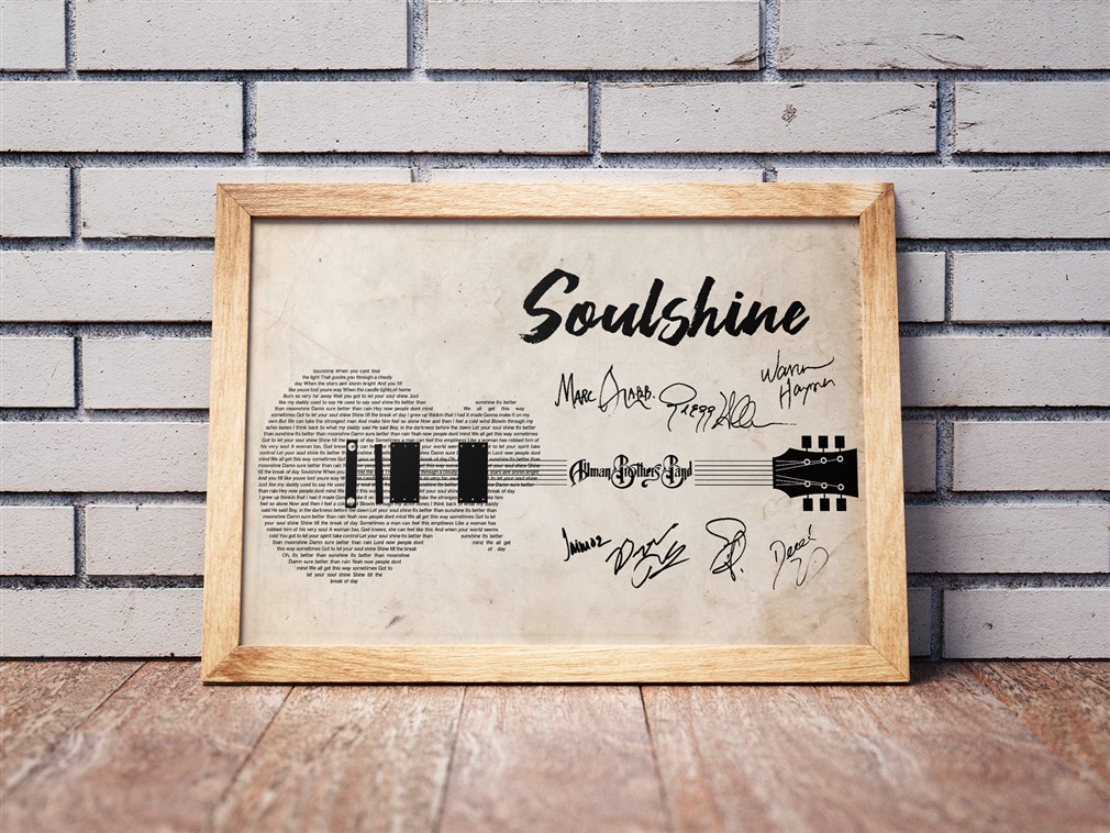 Allman Brothers Band - Soulshine Poster Canvas