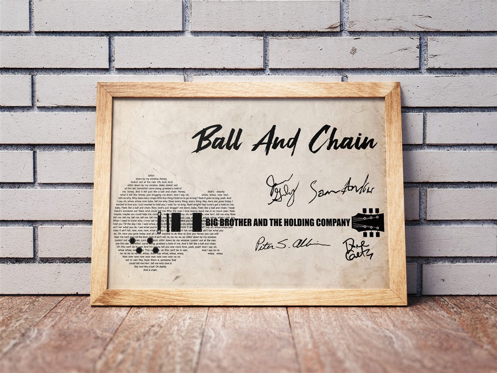 Big Brother And The Holding Company - Ball And Chain Poster Canvas