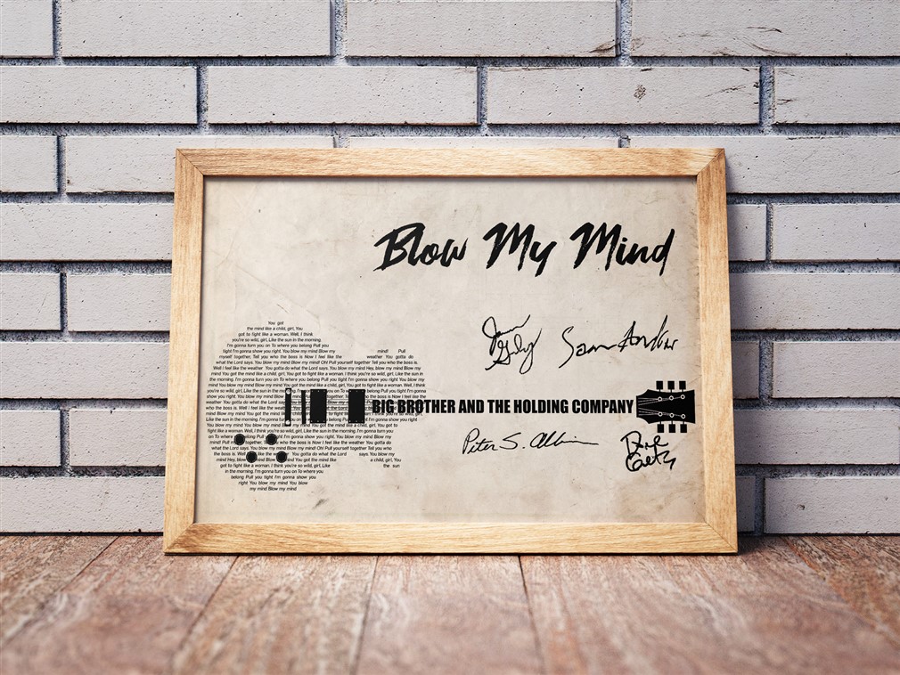 Big Brother And The Holding Company - Blow My Mind Poster Canvas