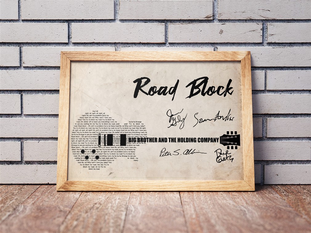 Big Brother And The Holding Company - Road Block Poster Canvas