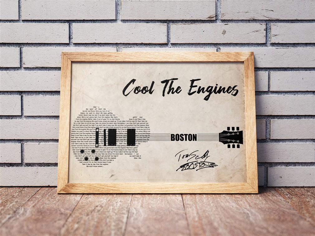 Boston - Cool The Engines Poster Canvas