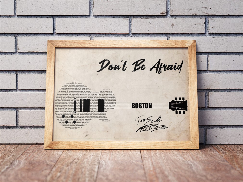 Boston - Dont Be Afraid Poster Canvas