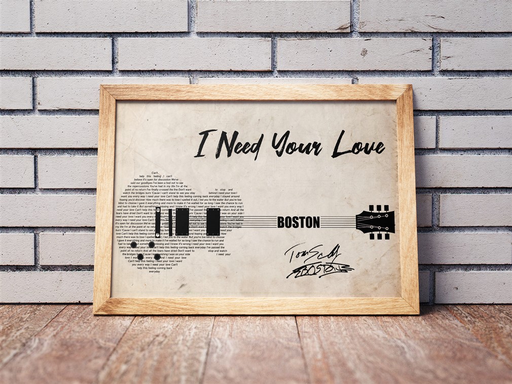 Boston - I Need Your Love Poster Canvas