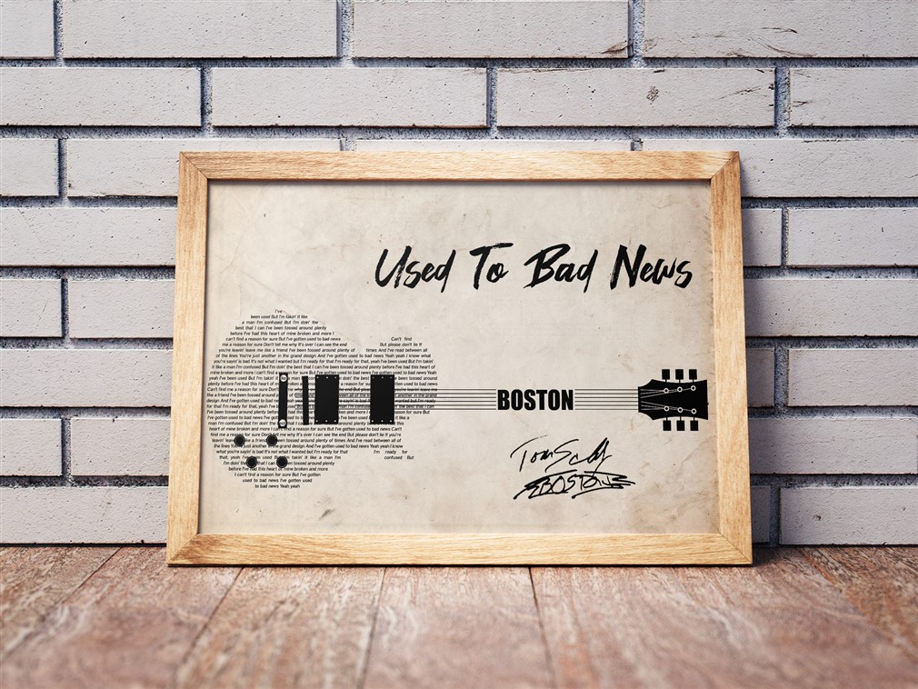 Boston - Used To Bad News Poster Canvas