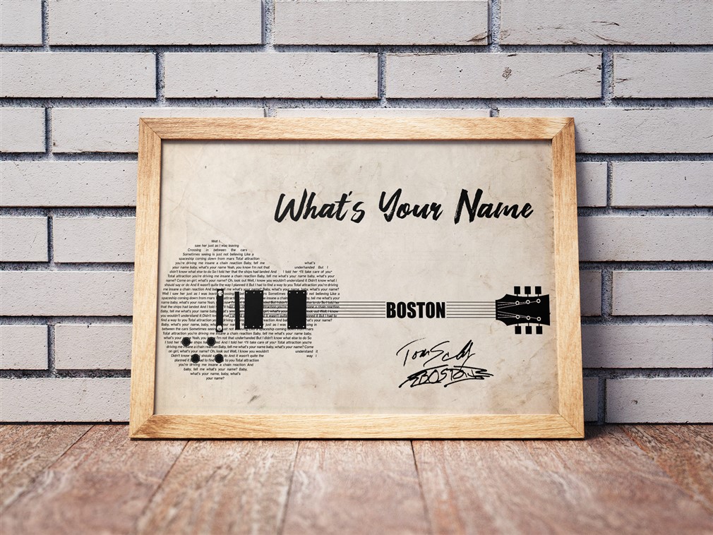 Boston - Whats Your Name Poster Canvas
