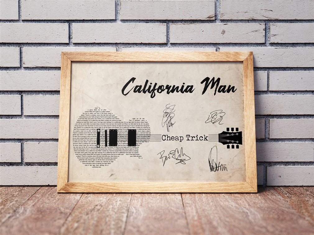 Cheap Trick - California Man Poster Canvas