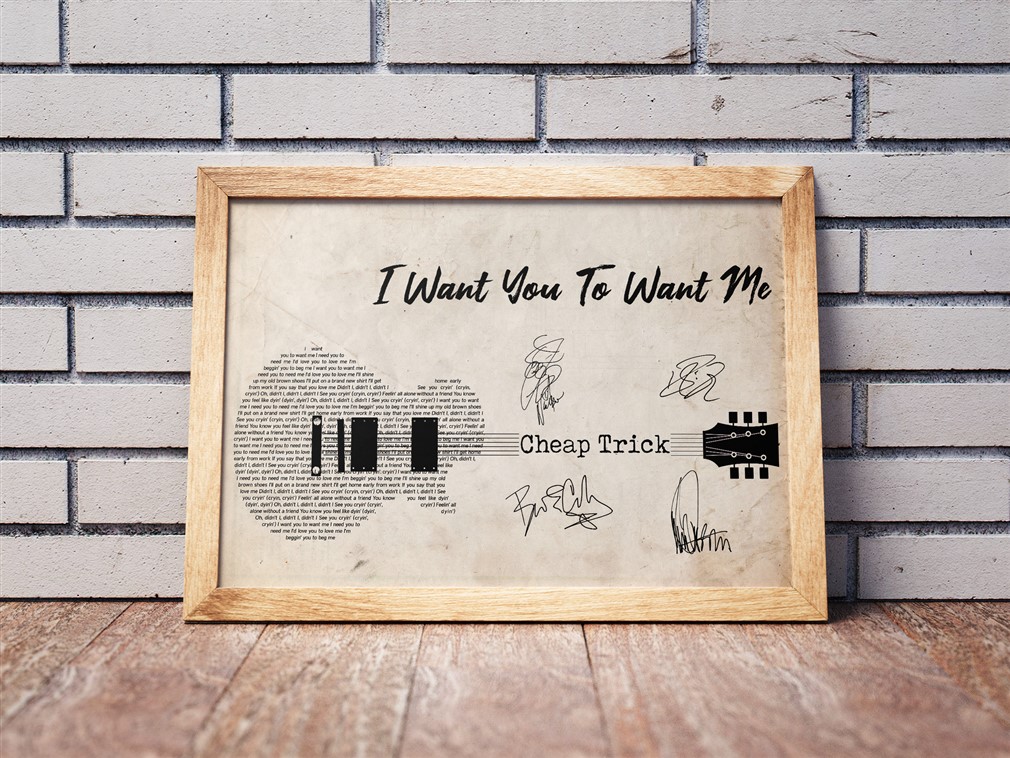 Cheap Trick - I Want You To Want Me Poster Canvas
