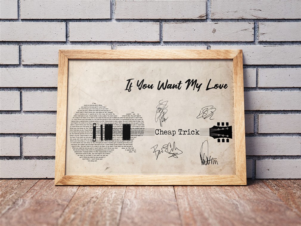 Cheap Trick - If You Want My Love Poster Canvas
