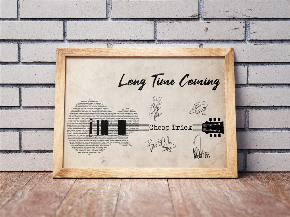 Cheap Trick - Long Time Coming Poster Canvas