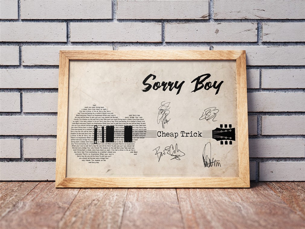 Cheap Trick - Sorry Boy Poster Canvas