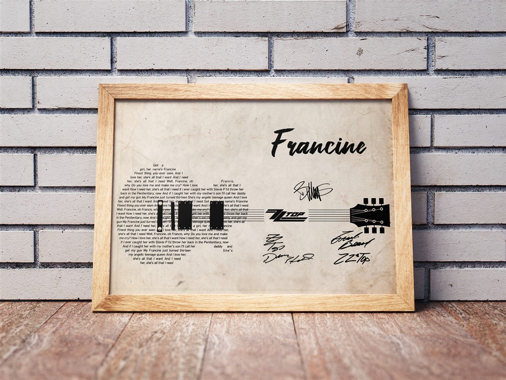 Zz Top - Francine Poster Canvas
