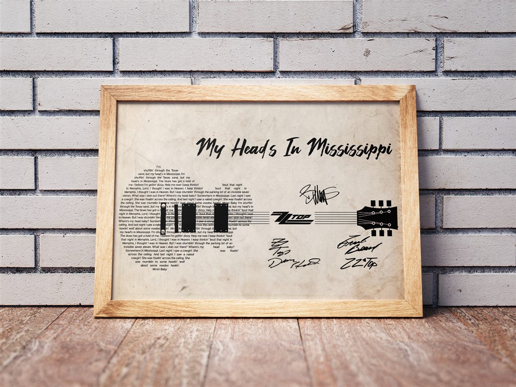 Zz Top - My Heads In Mississippi Poster Canvas