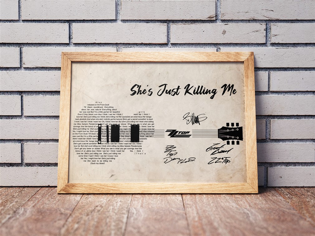Zz Top - Shes Just Killing Me Poster Canvas