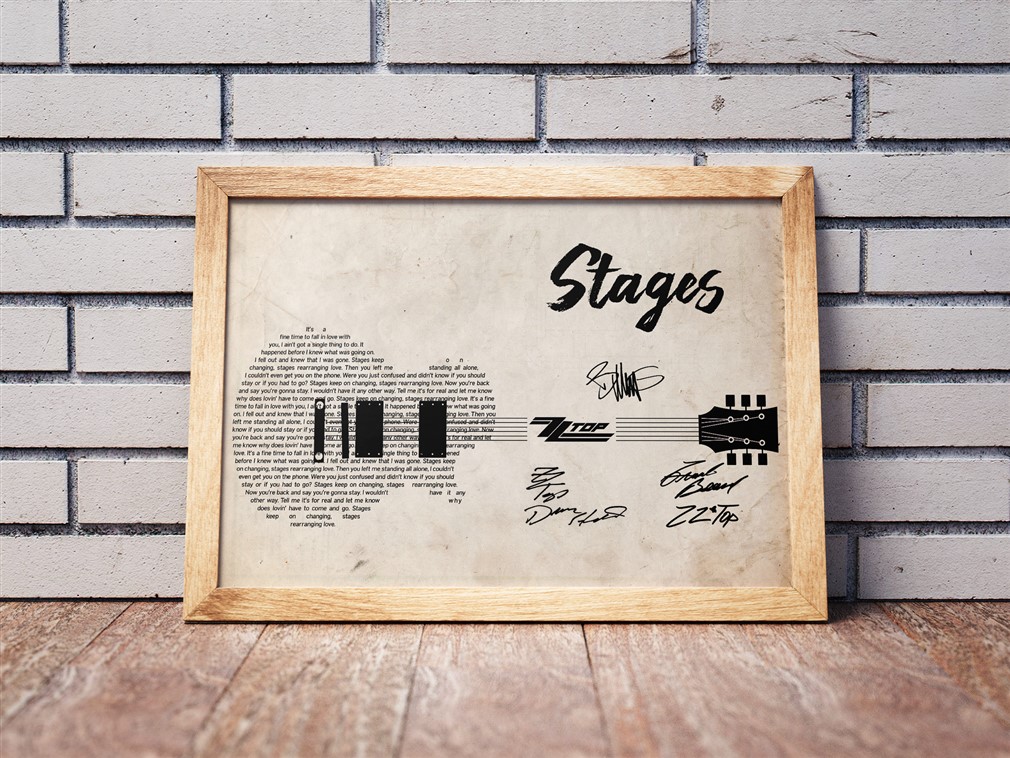 Zz Top - Stages Poster Canvas