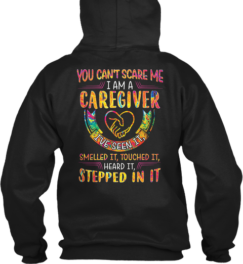 You Cant Scare Caregiver Hoodie