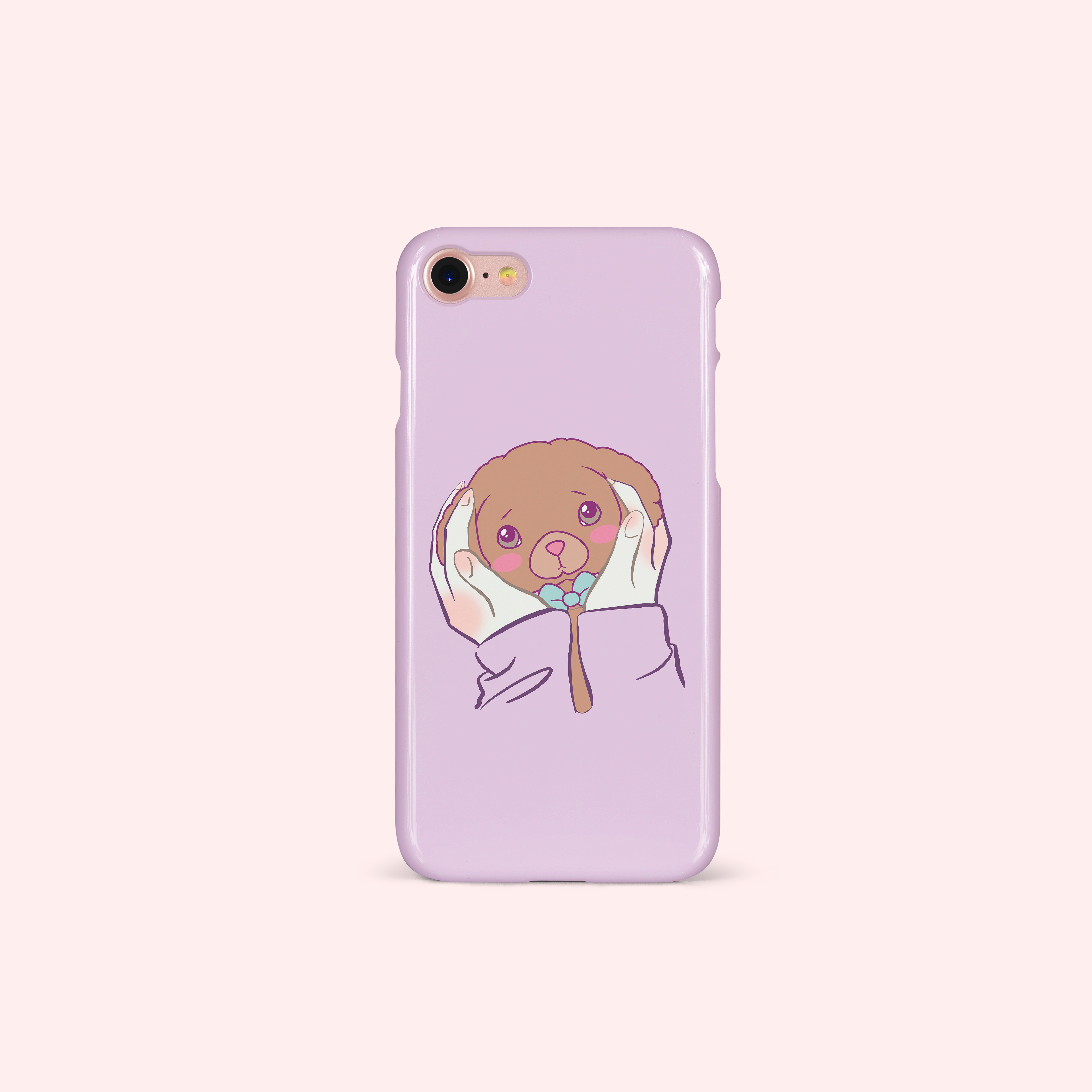 Poodle In Hand Phone Case
