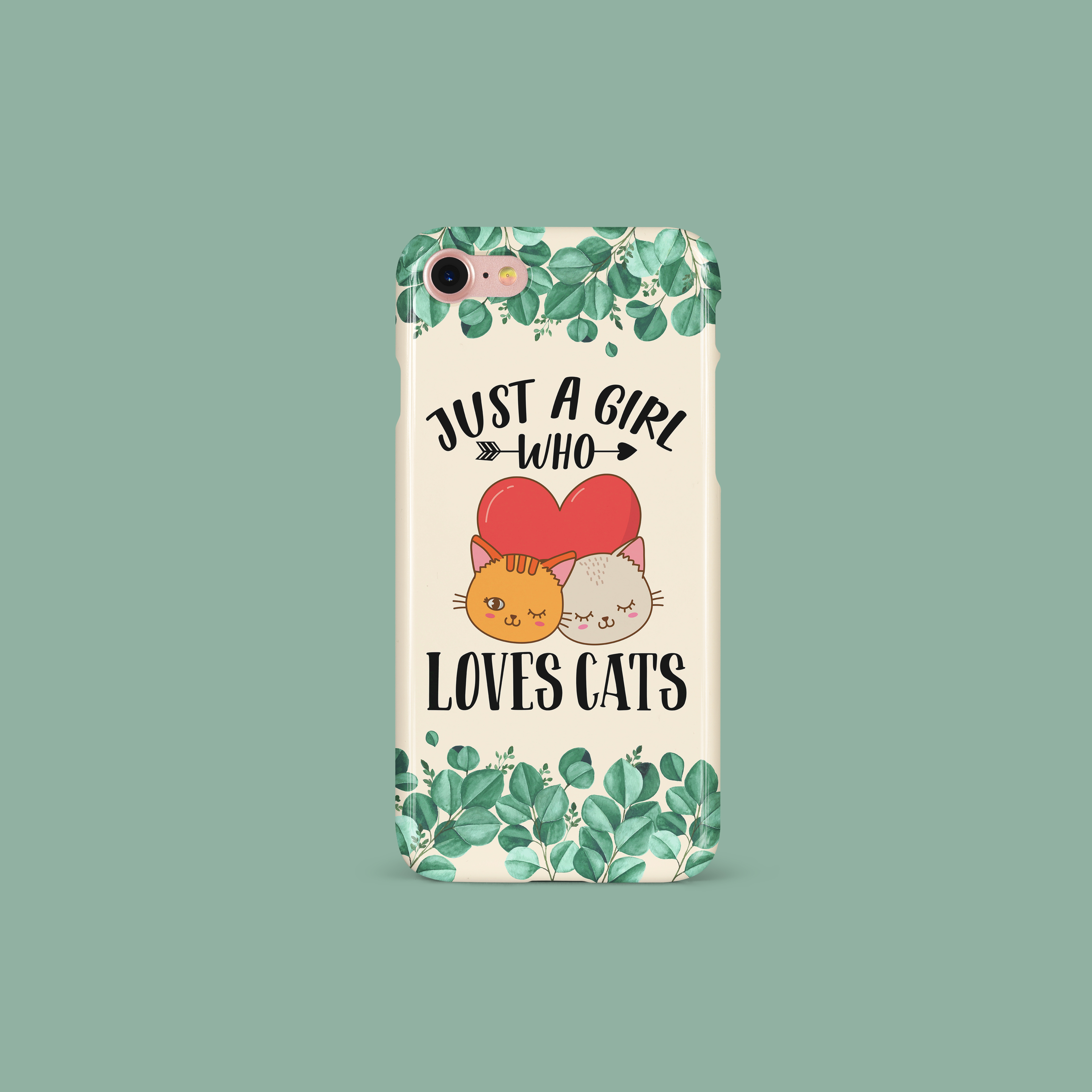Just A Girl Who Loves Cat Phone Case