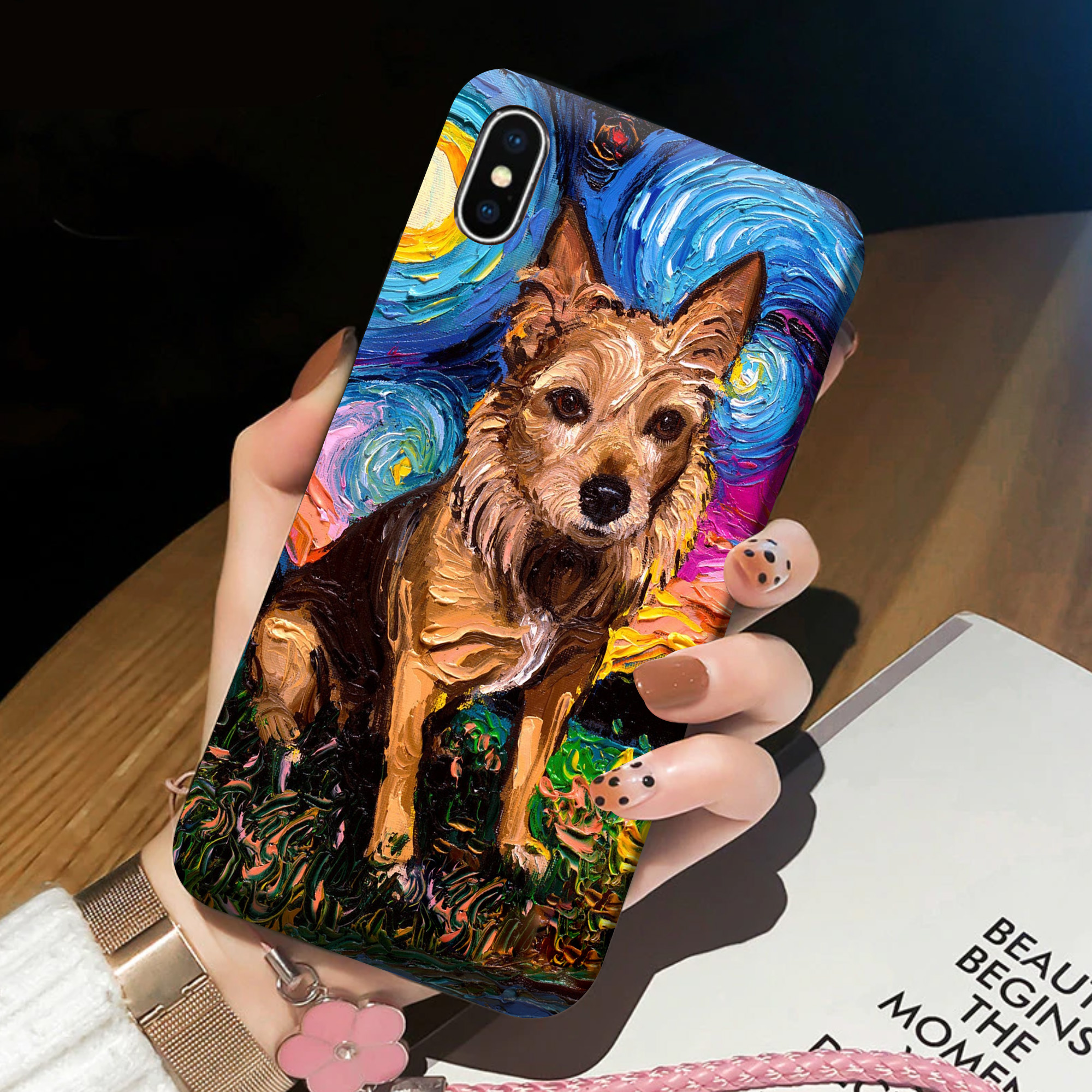 Van Gogh Australian Terrier  Phone Case Phone Case